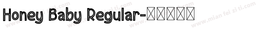 Honey Baby Regular字体转换